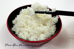 Riz basmati cuit au rice cooker