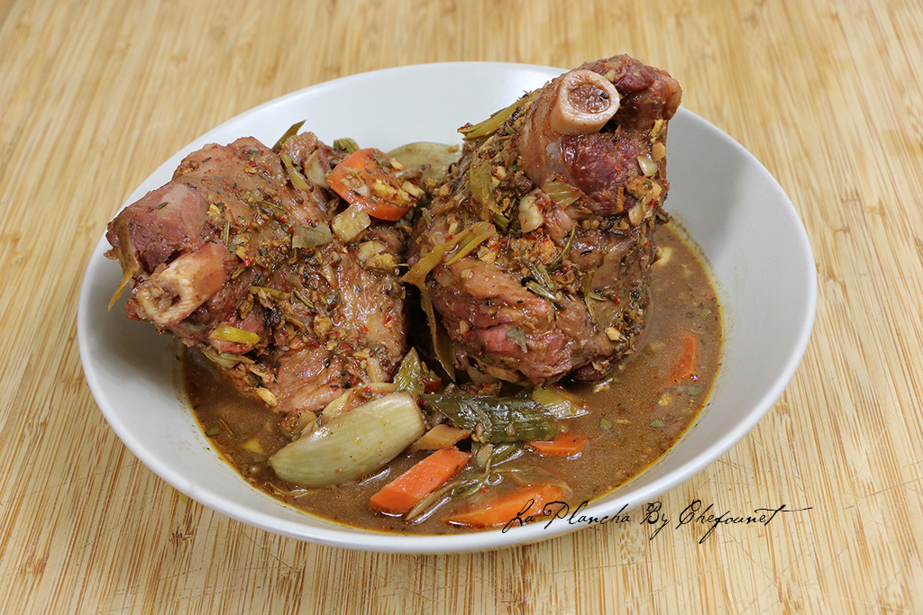 Recette du gigot d'agneau et sa souris, cuisson basse température, sous