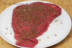Bavette d'aloyau et rub