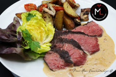 Bavette d'aloyau SVBT crème de munster
