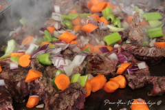 Sauté boeuf rissolé sur la plancha