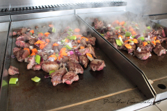 Sauté boeuf rissolé sur la plancha