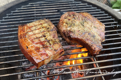 Cuisson searing des côtes de porc