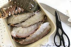 Demi langoustes à griller