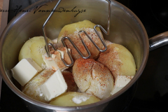 Ecrasé de pommes de terre à la crème et au beurre