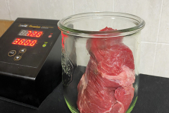 Cuisson boeuf en pot verre