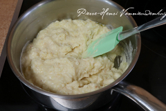 Ecrasé de pommes de terre à la crème et au beurre