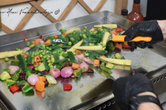 Cuisson des légumes à la plancha