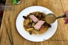 Quasi de veau sauce aux morilles