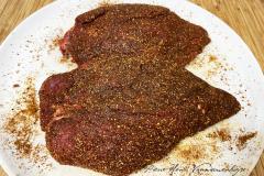 Pavé de boeuf mariné rub à steak Montréal