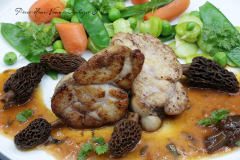 Ris de veau jus aux morilles