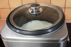 Cuisson du riz au rice cooker