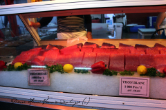 Thon rouge au marché de Papeete