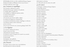 Table des matières livre 2 page 3