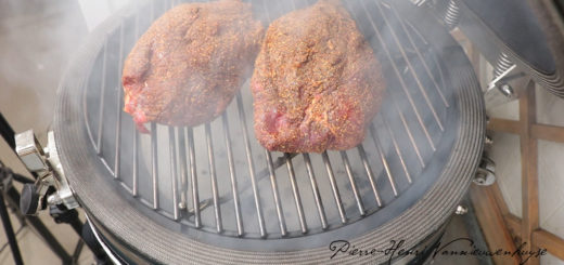 Cuisson du Pavé de Boeuf reverse sear fumage