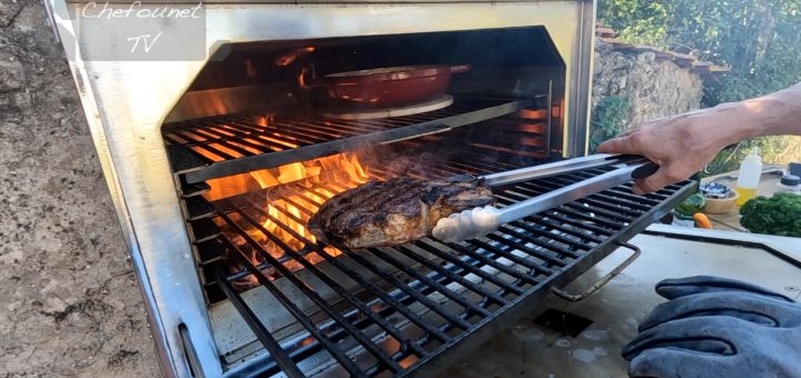 Cote de boeuf au four à braise