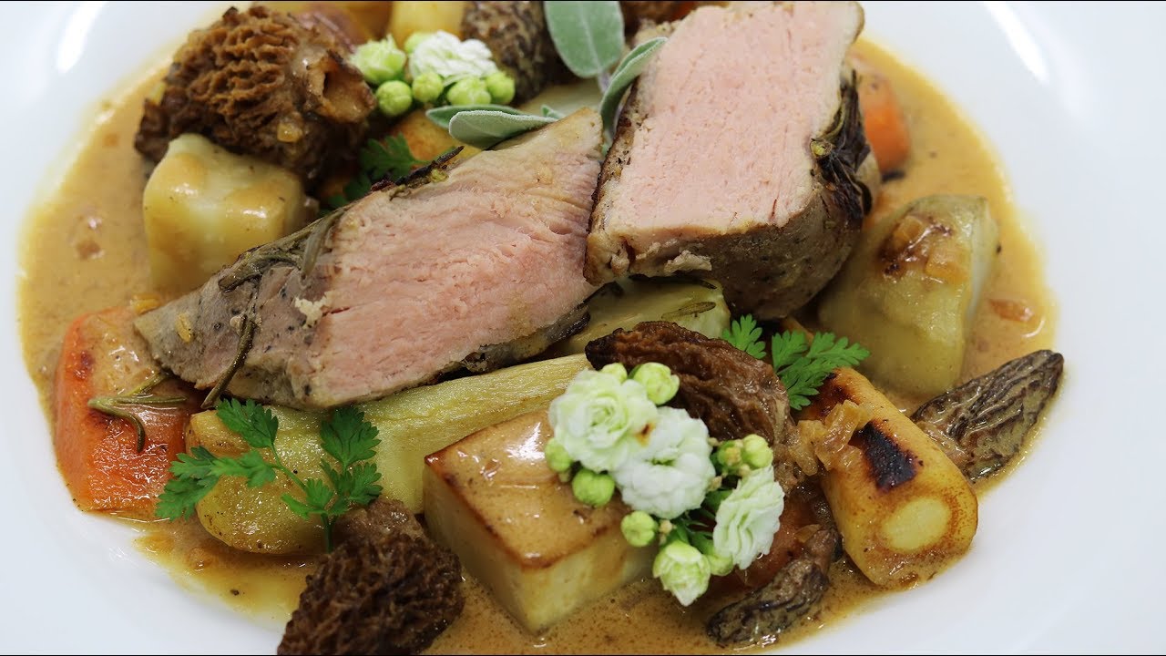 Recette du quasi de veau cuisson basse température, sauce aux morilles